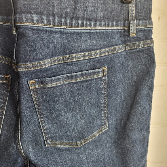 Spanx Pull On High Rise Flare Shapewear Jeans Midnight Shade Blue 3X Petite - Picture 6 of 12